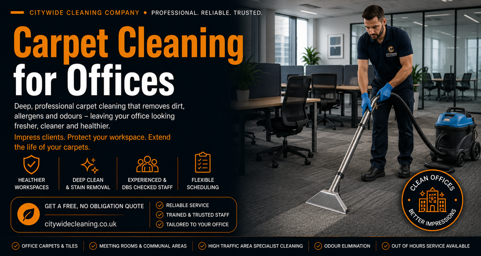 Carpet Cleaning for Offices Citywide Cleaning Company