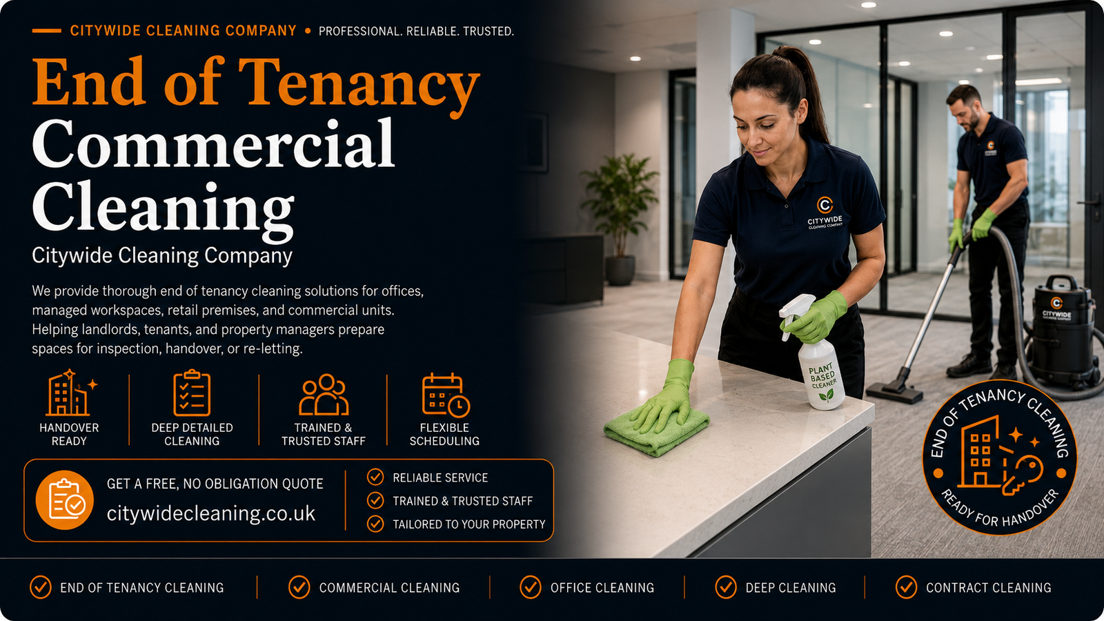 End of Tenancy Commercial Cleaning