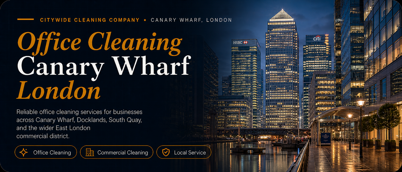  Office Cleaning Company Canary Wharf London