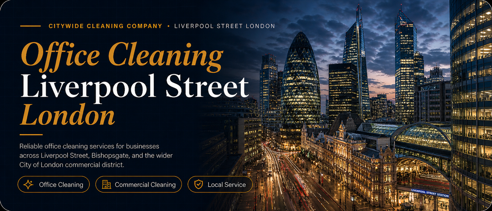 Office Cleaning Liverpool Street London